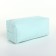 Cosmetic bag at the zipper textura, turquoise color