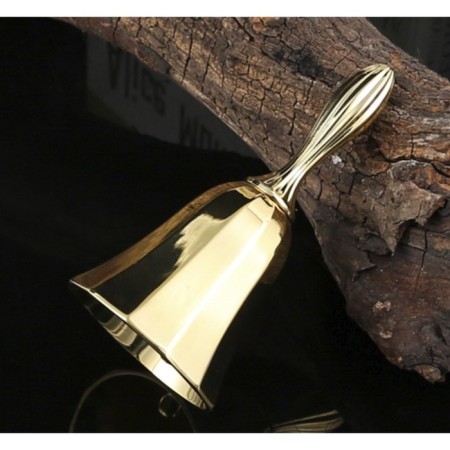 Metal bell, 10 x 4 cm, gold-1