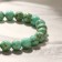 Bracelet with suspension mix ball No. 8 "Old turquoise"