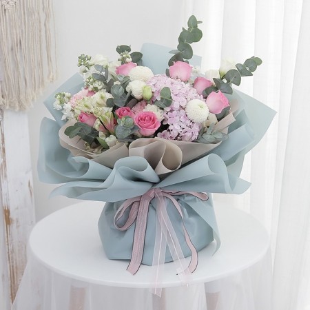 Flower film "Pearl", plum, 58 cm x 5 m-2