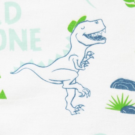 The bedding set "Baby I" Hello, Dino 112*147 cm, 60*120+20 cm, 40*60 cm, 100% cotton-1