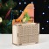 The piggy bank "Everything is clear from this year", wood