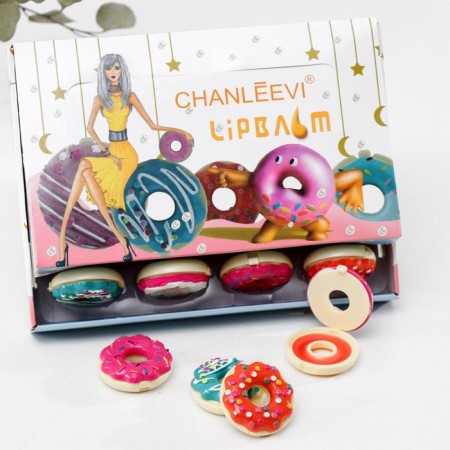 Lip balm "Donut", a mix of flowers and aromas-5