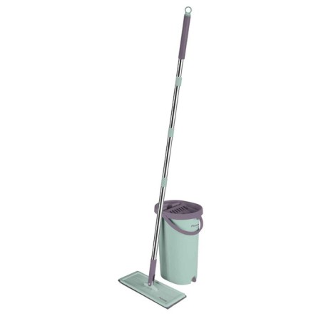 Pioneer 7104S cleaning set: mop, a bucket of spin/rinsing, microfiber nozzle, 6 liters