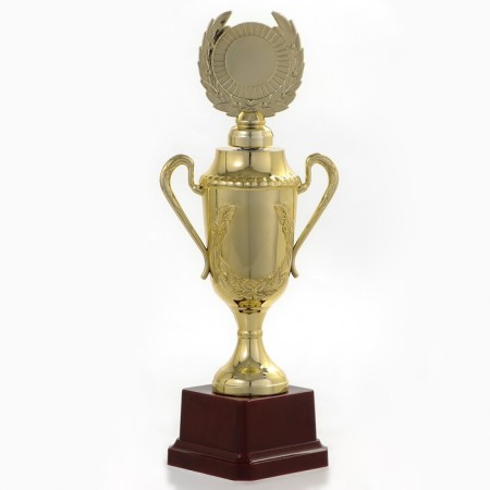 Cup 088C, award figure, gold, plastic stand, 23.5 x 12 x 6.4 cm.-3