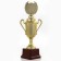 Cup 088C, award figure, gold, plastic stand, 23.5 x 12 x 6.4 cm.