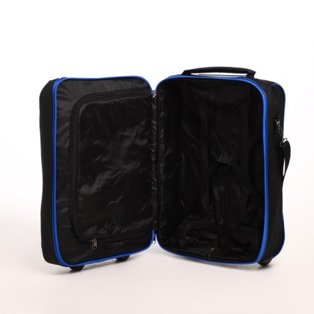 Baby suitcase 32 l (s), Sacvoyage, lightning department, black/blue color-7