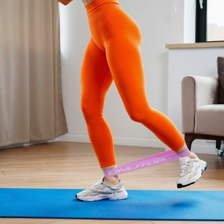 ONLYTOP fitness reset, 30x5x0.11 cm, load 10 kg, lilac color-9