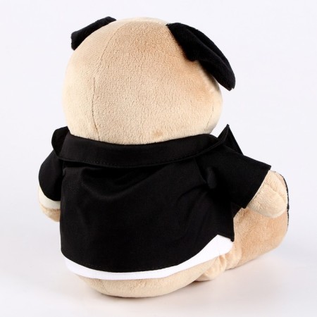 Soft toy "Bonya", in a black suit-3
