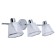 Wall lamp 3x60W E14, size 64x24x16.5 cm