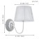 Bra Bridekirk, 1x60W E27, white color