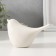 Souvenir ceramic "White bird with lilac flower" 12.4x5x6.7 cm