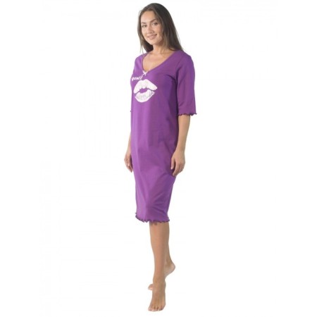 Night shirt Gentl, size 44, purple color-2