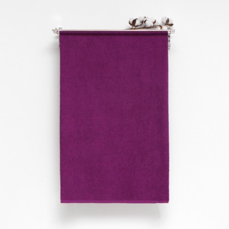 Terry towel GK 70x130cm, purple 360g/m, HL100%