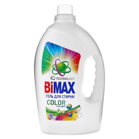 BIMAX Color's liquid washing, gel, for multi -colored fabrics, 2.6 liters