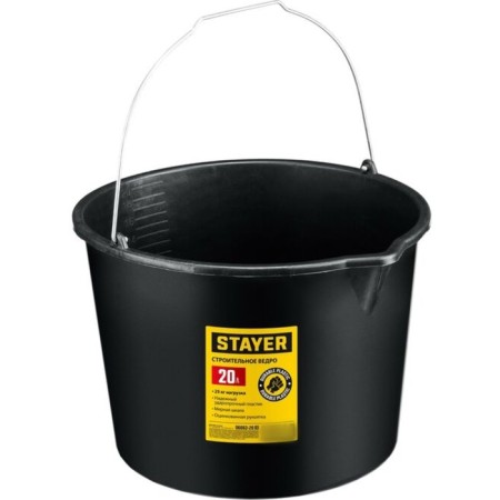 Construction bucket Stayer Strong 06083-20_z02, plastic, 20 liters-1