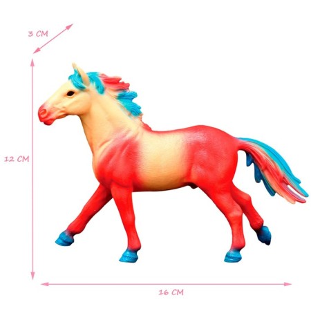 Figure "World of Fantasy: Fairytale red-yellow horse"-2