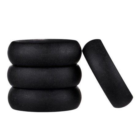 A set of massage stones from basalt, 4 pcs, 6 cm-4