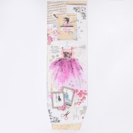 Czech for ironing board NIKA, 125 × 39 cm, with foam rubber, MIX drawing-9