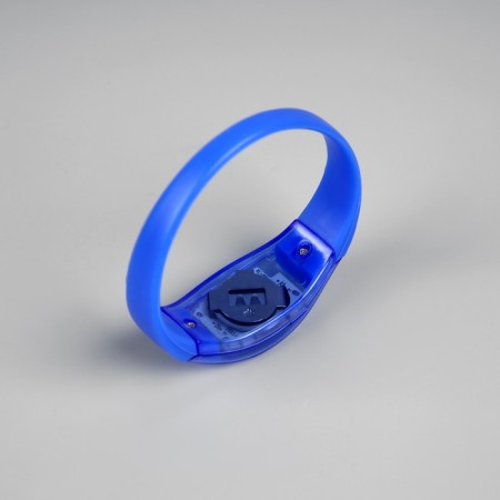 Blue LED bracelet, CR2016x2 batteries, glow blue-5