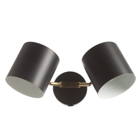 Sconces "Azurit" 2he27 40w Black 11x12x36cm