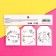 Floristic nameplate "Create", set 6 pcs., 7 x 5 cm