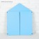 Shirma for a puppet theater, wood, window 30 × 20 cm