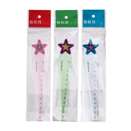 Line 12 cm "star", plastic, mix