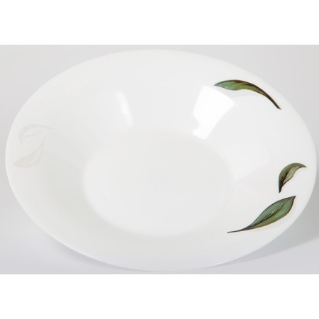 Deep plate OLAFF "Paradise", glass -ceramic, d = 22 cm-1