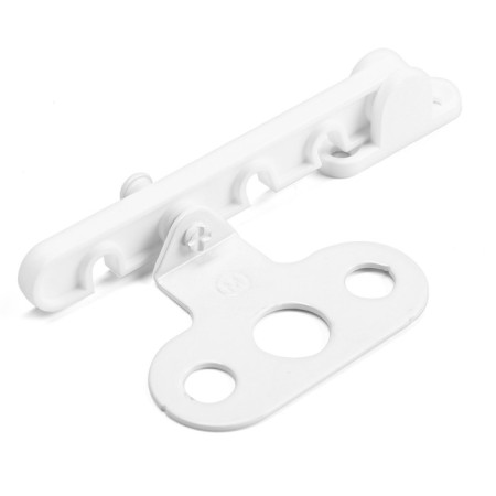 Plastic window opening limiter, l = 105, white 50 pcs