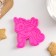 The cookie "unicorn", cutting, stamp, 9.5 × 7 × 1.5 cm, pink color