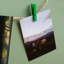 A set of clothespins for decor 50 pcs., Green - 2.5 cm