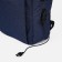 A backpack with a zipper, the color is blue