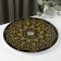 Glass stand for the cake rotating Magistro "East", D = 32 cm, black color