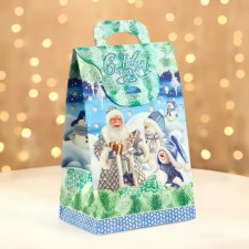 New Year. Gift box New Year's handbag mini 