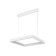 LED LED suspension with Ambrella Light, Original, Fa6622, LED, 65 W, 4875LUM, 3000-6400K, white matte color.