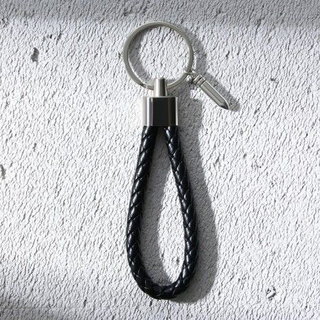 Key keychain "Black Style" cord, 11 x 3 cm-3