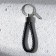 Key keychain "Black Style" cord, 11 x 3 cm