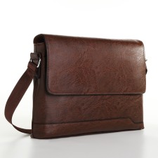 Male bag, brown color