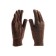Workers, x/b gloves, without coverage, half -wool, Sibrtekh