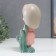 Polystone souvenir "Baby in a sundress/skirt, with cacti" MIX 17x7x10 cm