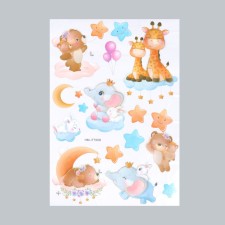 Plastic sticker multilayer 