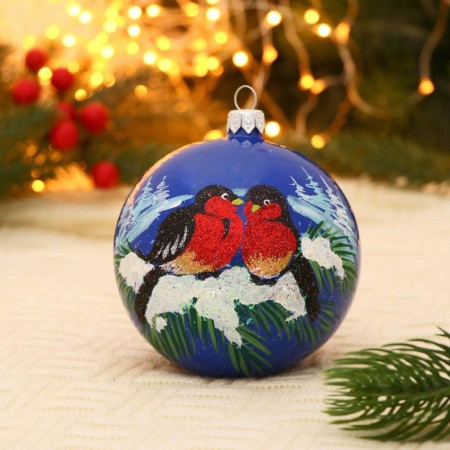 Ball "bullfinch" 9.5 cm mix-7