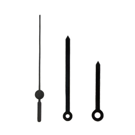 A set of 3 arrows for 60/76/70 mm hours, packing 10 pcs, black