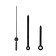 A set of 3 arrows for 60/76/70 mm hours, packing 10 pcs, black