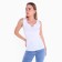 T -shirt female, white color, size 44 (m)