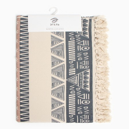 Ковер Этель «Ethnic style», 60х90 см , 50% хл, 50% п/э-4
