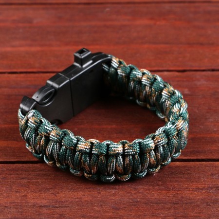 4B1 survival bracelet (paracord, compass, whistle, fire), 25.5 × 2.5 cm, 3 m-2