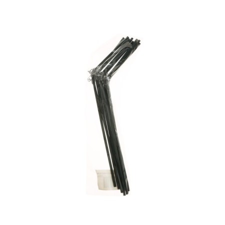 The contraciper is curved, 25 cm, the color is green, 10 pcs.