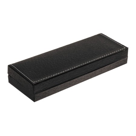 Gift feathers in the leatherette case, hull silver with gold-5